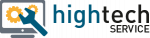 Логотип сервисного центра Hightech-service